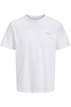 Tricou JACK &JONES College Logo Crew Neck - 12288105-Bright White [2]