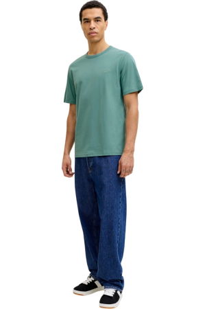 Tricou JACK &JONES College Logo Crew Neck - 12288105-Mineral Blue [4]