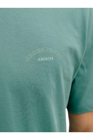 Tricou JACK &JONES College Logo Crew Neck - 12288105-Mineral Blue [2]