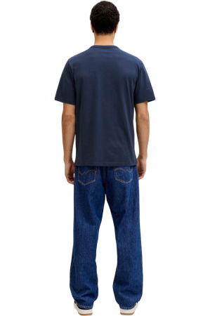 Tricou JACK &JONES College Logo Crew Neck - 12288105-Navy Blazer [1]