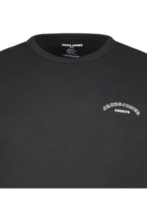 Tricou JACK &JONES College Logo PLS - 12295976-Black [3]
