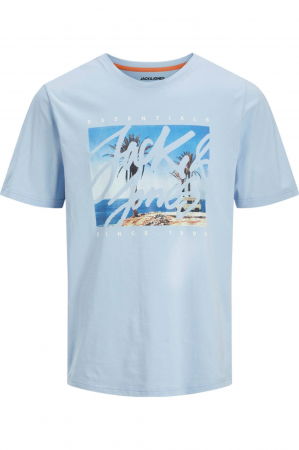 BĂRBAŢI - Tricou JACK &JONES Colton Photoprint - 12268438-Chambray Blue