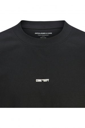 Tricou JACK &JONES Concrete Big Back Print - 12274376-Black [2]