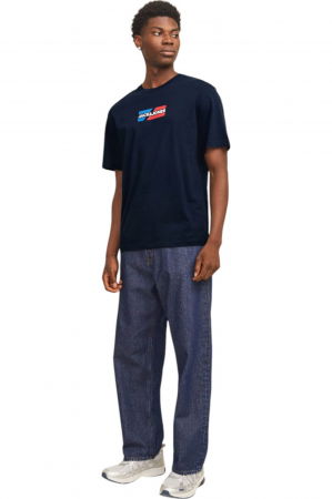 Tricou JACK &JONES Corp Graphic - 12268415-Sky Captain [3]