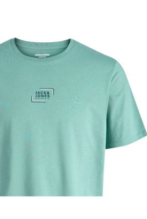 Tricou JACK &JONES Corp Graphic O-Neck JNR - 12297506-Mineral Blue [2]