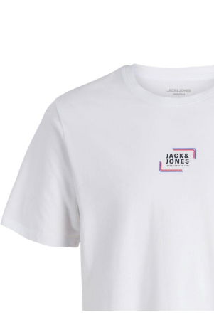 Tricou JACK &JONES Corp Graphic O-Neck JNR - 12297506-White [2]
