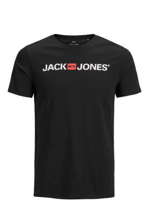 TRICOURI - Tricou JACK &JONES Corp Logo - 12137126-Black SLIM FIT