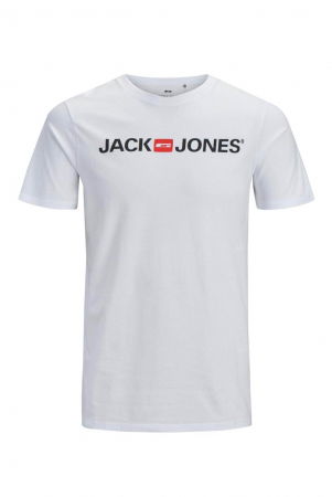 TRICOURI - Tricou JACK &JONES Corp Logo - 12137126-White SLIM FIT