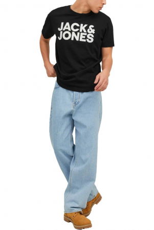 Tricou JACK &JONES Corp Logo - 12151955-Black WL [3]