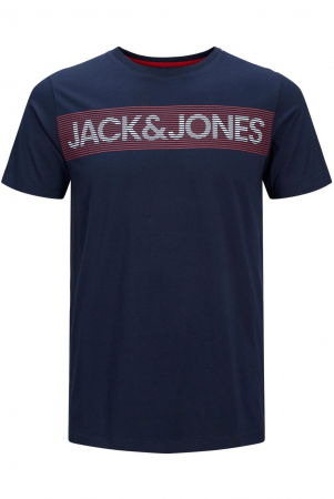 Tricou JACK &JONES Corp Logo - 12151955-Navy Blazer Play-3 [0]