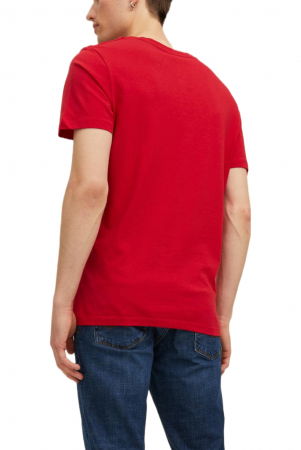 Tricou JACK &JONES Corp Logo - 12151955-True Red Play-3 [1]