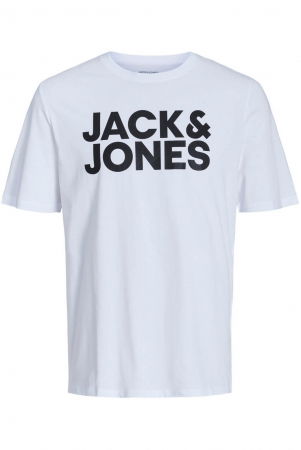 TRICOURI - Tricou JACK &JONES Corp Logo - 12151955-White BL