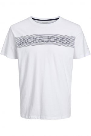 Tricou JACK &JONES Corp Logo - 12151955-White Play-3 [0]
