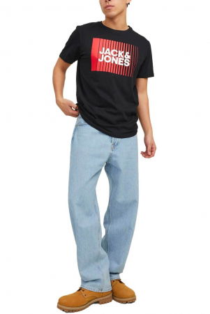 Tricou JACK &JONES Corp Logo - 12233999-Black [3]