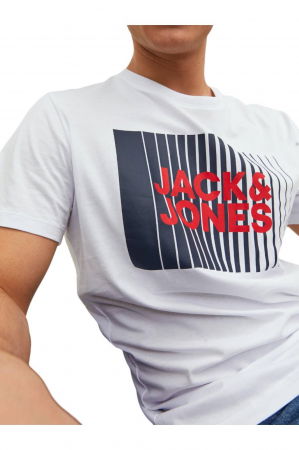 Tricou JACK &JONES Corp Logo - 12233999-White [3]