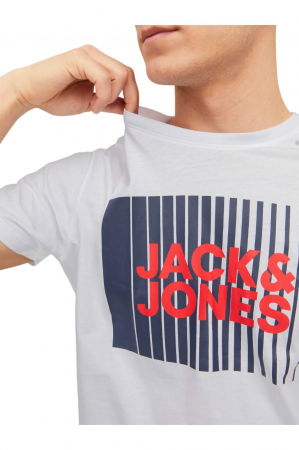 Tricou JACK &JONES Corp Logo - 12233999-White [2]