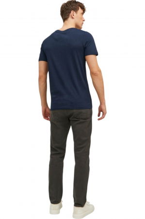 Tricou JACK &JONES Corp Logo LP - 12151955-Navy Blazer BWL [1]