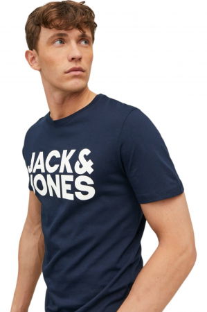 Tricou JACK &JONES Corp Logo LP - 12151955-Navy Blazer BWL [2]