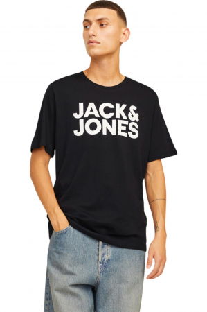 Tricou JACK &JONES Corp Logo LP Multipack - 3 tricouri - 12191762-White [4]