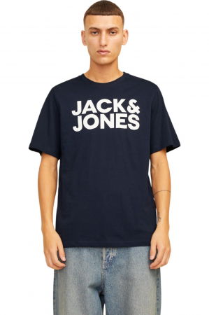 Tricou JACK &JONES Corp Logo LP Multipack - 3 tricouri - 12191762-White [3]