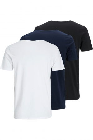 Tricou JACK &JONES Corp Logo Multipack - 3 tricouri - 12191330-White [1]