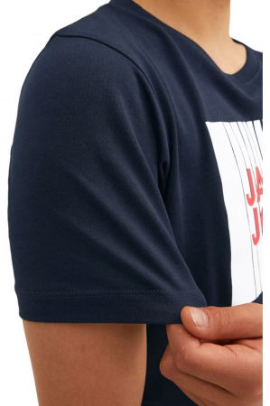 Tricou JACK &JONES Corp Logo Play JNR - 12237411-Navy Blazer [3]