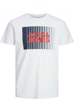 REDUCERI - Tricou JACK &JONES Corp Logo Play JNR - 12237411-White