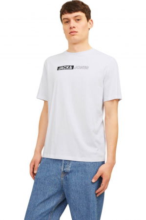 BĂRBAŢI - Tricou JACK &JONES Corp Logo Play5 - 12233999-White P5
