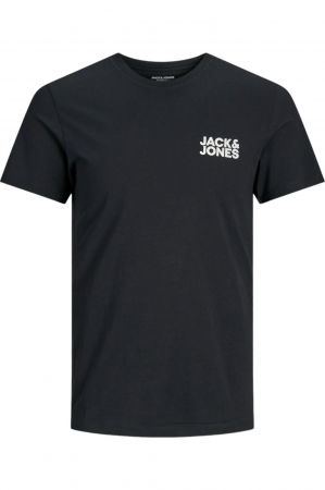 TRICOURI - Tricou JACK &JONES Corp Logo Small Print - 12151955-Black SP