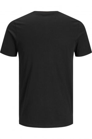 Tricou JACK &JONES Corp Logo Small Print - 12151955-Black SP [1]