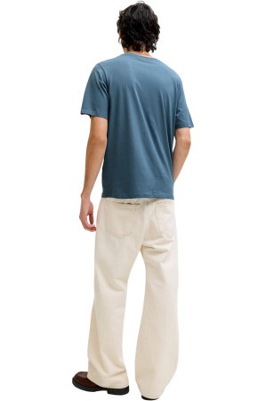 Tricou JACK &JONES Corp Logo Small Print - 12151955-Blue Mirage SP [1]