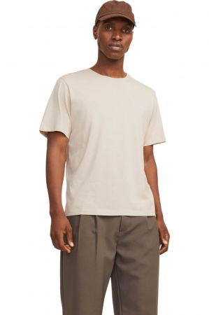 REDUCERI - Tricou JACK &JONES Corp Logo Small Print - 12151955-Moonbeam