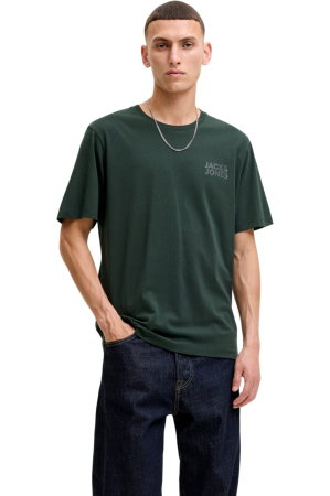 BĂRBAŢI - Tricou JACK &JONES Corp Logo Small Print - 12151955-Scarab