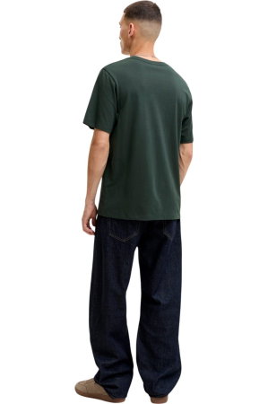 Tricou JACK &JONES Corp Logo Small Print - 12151955-Scarab [1]