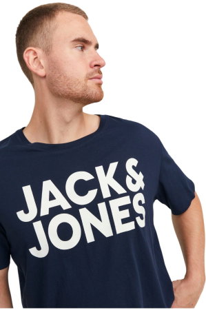Tricou JACK &JONES Corp Logo SS PLS - 12158505-Navy Blazer [3]