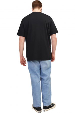 Tricou JACK &JONES Corp Logo SS PLS - 12184987-Black [1]