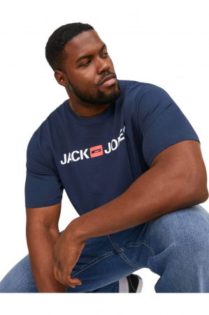 Tricou JACK &JONES Corp Logo SS PLS - 12184987-Navy Blazer [2]