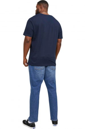 Tricou JACK &JONES Corp Logo SS PLS - 12184987-Navy Blazer [1]