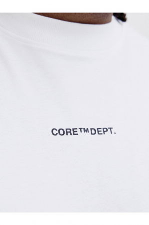 Tricou JACK &JONES Cover Script Back PLS - 12288178-Bright White [3]