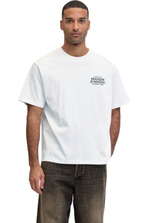 BĂRBAŢI - Tricou JACK &JONES Crest Back Print - 12286090-Bright White