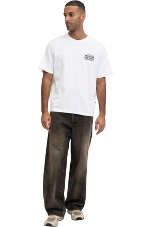 Tricou JACK &JONES Crest Back Print - 12286090-Bright White [4]