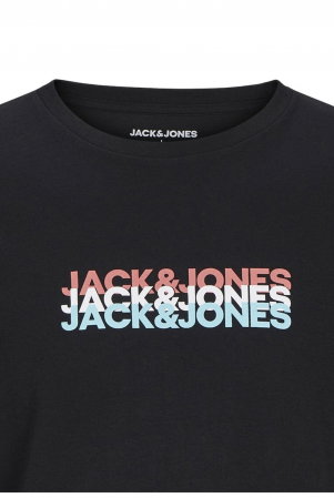 Tricou JACK &JONES Cyber - 12256777-Black [1]