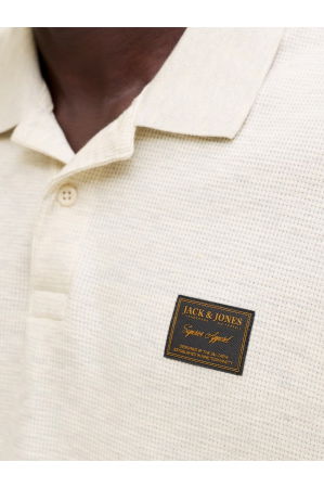 Tricou JACK &JONES Daytona Polo SS - 12294713-Antique White [3]