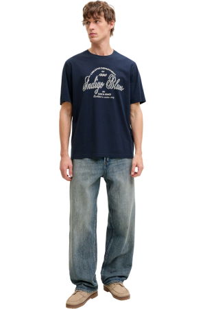 Tricou JACK &JONES Denver Graphic - 12291213-Navy Blazer [4]