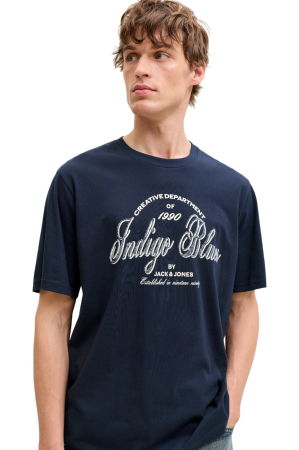 Tricou JACK &JONES Denver Graphic - 12291213-Navy Blazer [5]