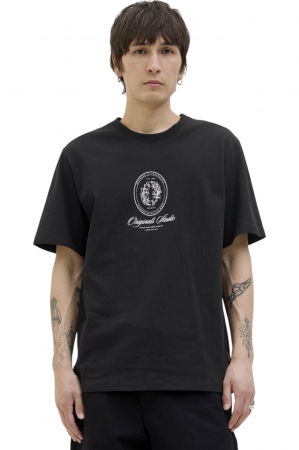 BĂRBAŢI - Tricou JACK &JONES Dia Graphic Front - 12286609-Black