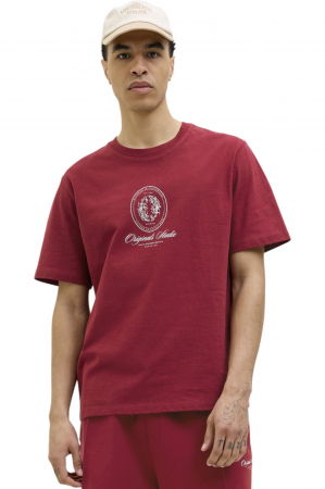 ÎMBRĂCĂMINTE - Tricou JACK &JONES Dia Graphic Front - 12286609-Tibetan Red