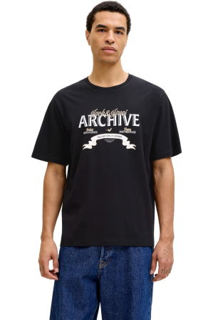 NOUTĂŢI - Tricou JACK &JONES Dover Denim - 12290417-Black