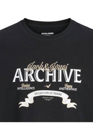 Tricou JACK &JONES Dover Denim PLS - 12294516-Black [1]