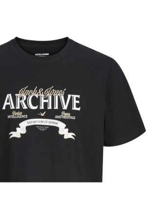 Tricou JACK &JONES Dover Denim PLS - 12294516-Black [2]